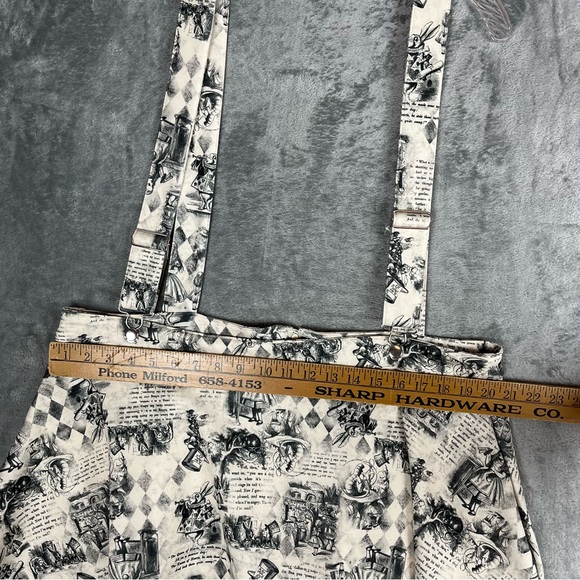 Hot Topic Thorn & Fable NWT Alice in Wonderland Looking Glass Suspender Skirt 2X - Picture 14 of 16